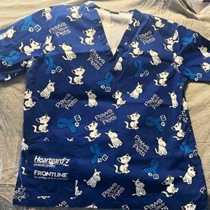 HeartGard / Frontline 2XL Veterinary Scrub Top NEW W/O Tags
